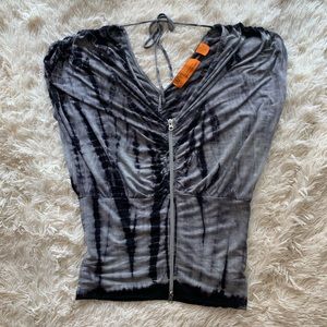 wyl metropark cute zip up jacket short sleeve